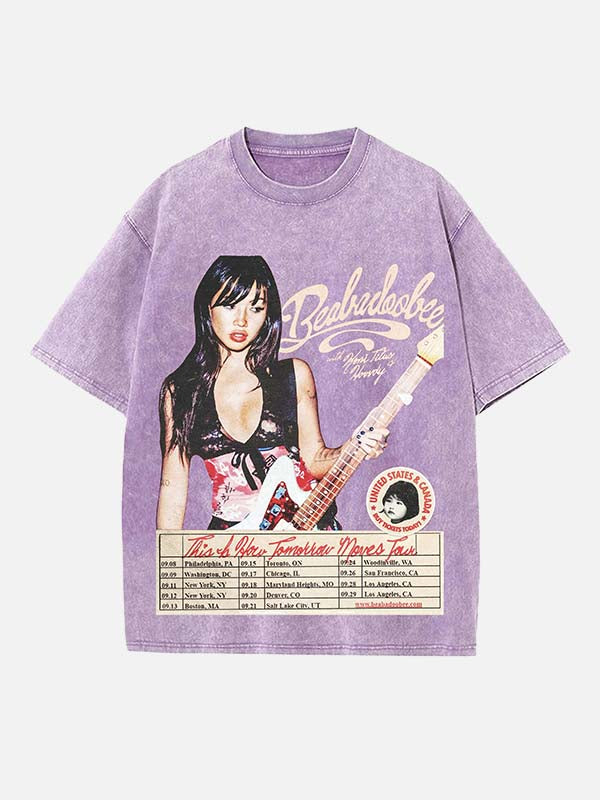 Beabadoobee Print Round Neck T-shirt