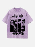 Aespa Print Round Neck T-shirt