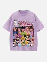 NewJeans Print Round Neck T-shirt