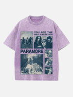 Paramore Print Round Neck T-shirt