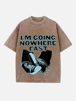 Fall Out Boy Print Round Neck T-shirt