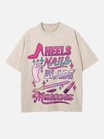 HUNTR/X Print Round Neck T-shirt