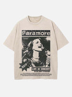 Paramore Print Round Neck T-shirt