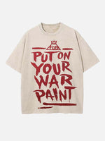 Fall Out Boy Print Round Neck T-shirt