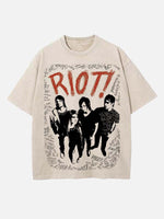 Paramore Print Round Neck T-shirt