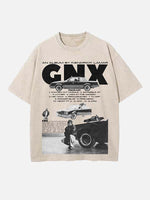 Kendrick Lamar Print Round Neck T-shirt