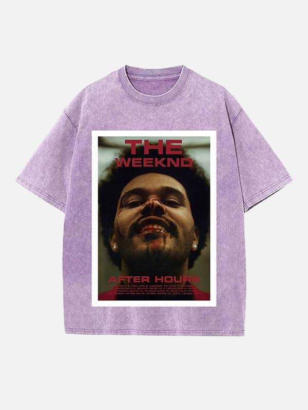 The Weeknd Print Round Neck T-shirt