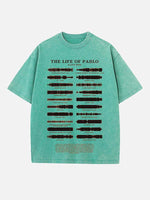 Kanye West Print Round Neck T-shirt