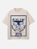 Eagles Print Round Neck T-shirt