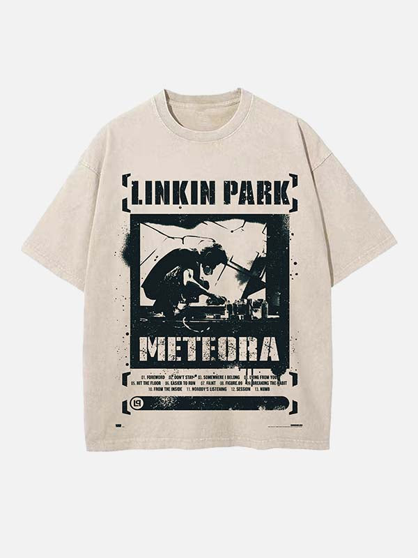Linkin Park Print Round Neck T-shirt