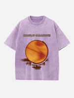 Coldplay Print Round Neck T-shirt