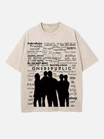 OneRepublic Print Round Neck T-shirt