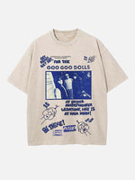 The Goo Goo Dolls Print Round Neck T-shirt