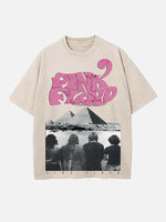 Pink Floyd Print Round Neck T-shirt