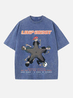 Limp Bizkit Print Round Neck T-shirt