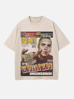 Eminem Print Round Neck T-shirt