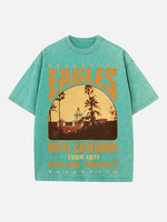 Eagles Print Round Neck T-shirt