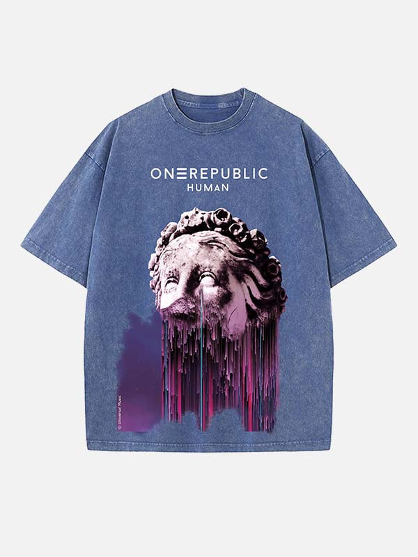 OneRepublic Print Round Neck T-shirt