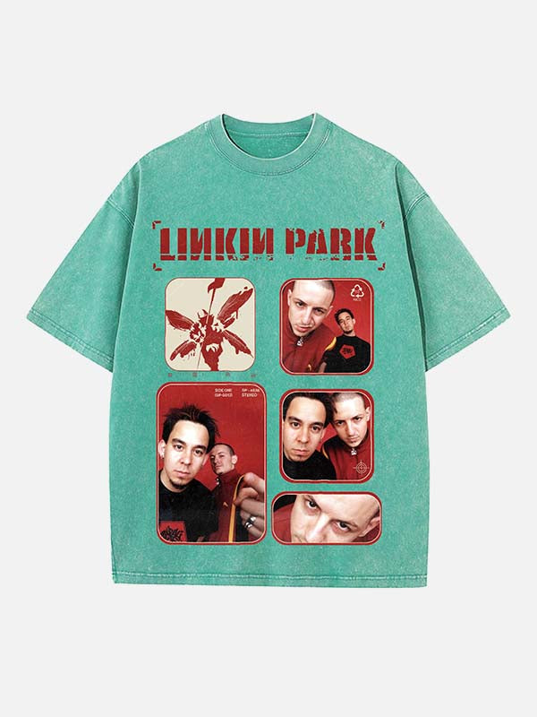 Linkin Park Print Round Neck T-shirt
