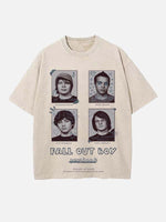 Fall Out Boy Print Round Neck T-shirt
