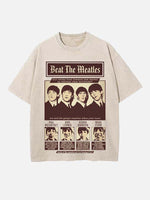 The Beatles Print Round Neck T-shirt