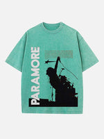 Paramore Print Round Neck T-shirt