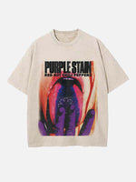 Red Hot Chili Peppers Print Round Neck T-shirt