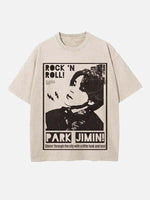 BTS Print Round Neck T-shirt