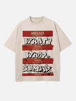 Eminem Print Round Neck T-shirt