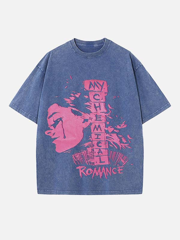 My Chemical Romance Print Round Neck T-shirt