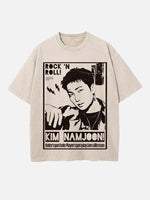 BTS Print Round Neck T-shirt