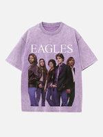 Eagles Print Round Neck T-shirt