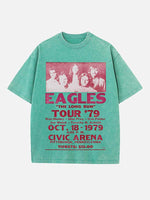 Eagles Print Round Neck T-shirt
