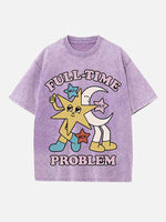 Fall Out Boy Print Round Neck T-shirt