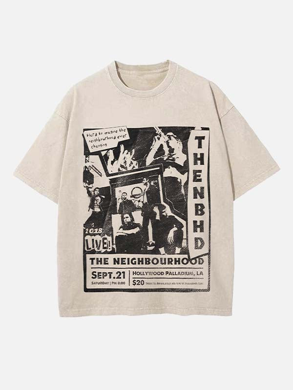 The Neighbourhood Print Round Neck T-shirt