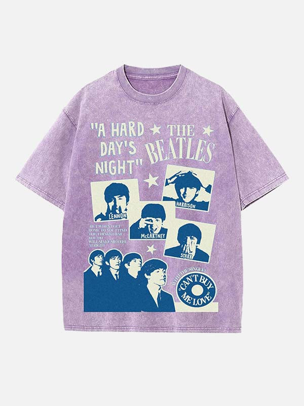 The Beatles Print Round Neck T-shirt