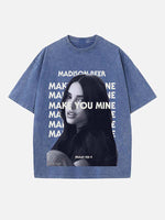 Madison Beer Print Round Neck T-shirt