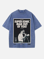 Queen Print Round Neck T-shirt