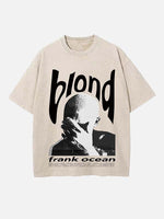 Frank Ocean Print Round Neck T-shirt