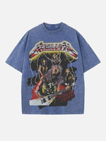 Metallica Print Round Neck T-shirt