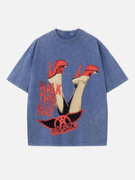 Aerosmith Print Round Neck T-shirt