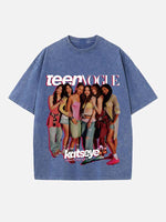 KATSEYE Print Round Neck T-shirt
