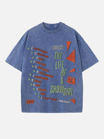 Taylor Swift Print Round Neck T-shirt
