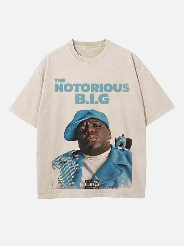 The Notorious B.I.G. Print Round Neck T-shirt