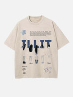ILLIT Print Round Neck T-shirt