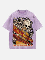 Fall Out Boy Print Round Neck T-shirt