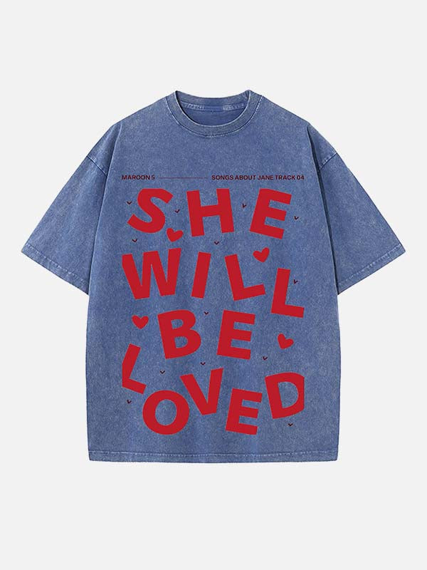 Maroon 5 Print Round Neck T-shirt