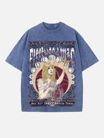 Fleetwood Mac Print Round Neck T-shirt