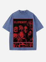 Slipknot Print Round Neck T-shirt
