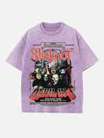 Slipknot Print Round Neck T-shirt
